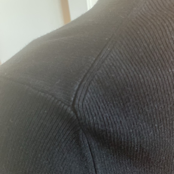 Zara - Black Ribbed Turtleneck Sweater Sz M - Picture 6 of 12